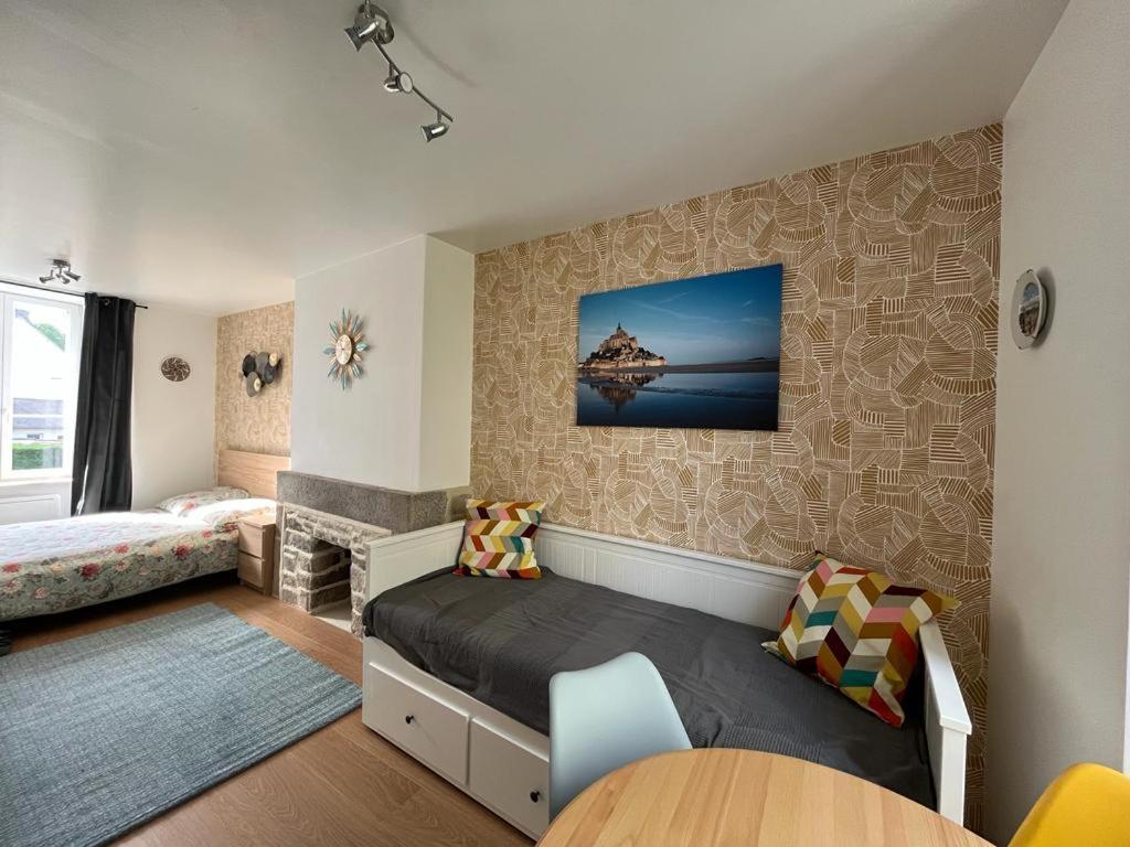 La Maison Des Amis En Normandie Pontfarcy Exteriör bild